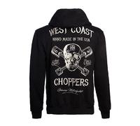 WCC West Coast Choppers Hoodie High-Speed Zip Noir 4XL