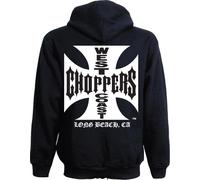 WCC West Coast Choppers Hoodie Iron Cross noir M