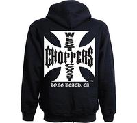 WCC West Coast Choppers Hoodie Iron Cross schwarz-M