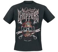 WCC West Coast Choppers Men T-Shirt Iron Works Black - 3XL