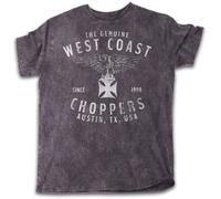 West Coast Choppers Eagle Short Sleeve T-shirt Gris 3XL Homme