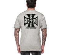 WCC West Coast Choppers T-shirt Hommes Og Lbc Cross Tee WCCTS132775GR M