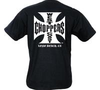 WCC West Coast Choppers T-Shirt Iron Cross noir XL