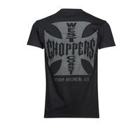 WCC West Coast Choppers T-Shirt Iron Cross Solid Black 3XL