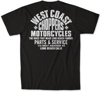 WCC West Coast Choppers T-shirt pour hommes Parts Tee WCCTS132784ZW 3XL