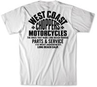 WCC West Coast Choppers T-shirt pour hommes Parts Tee WCCTS132785WT 3XL