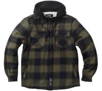 West Coast Choppers Hell Bent Flannel Hoodie Jacket Noir 2XL Homme