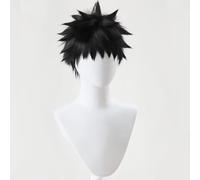 WCCNKK Anime Coser Wig Perruque Uchiha Obito Cosplay, Cheveux Noirs Courts, Anime Costume Coiffure Coiffure, avec Bonnet De Perruque, Cadeaux D'anime, Accessoires Décoratifs