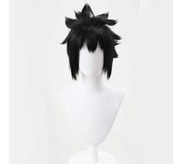 WCCNKK Anime Uchiha Sasuke Cosplay Perruque, Cheveux Noirs Courts, Matériau Résistant Aux Hautes Températures, Convient pour Les Fêtes d'halloween Et Les Conventions D'anime, Anime Cadeau