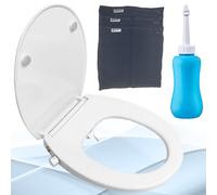 WCCONCEPT abattant wc japonais avec frein de chute+3 SERVIETTES COTON+BIDET PORTABLE-MARQUE FRANCAISE GAMME COMPLETE TOILETTE JAPONAISE-douchette pression réglable-nettoyage automatique-non electrique