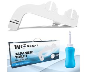WCCONCEPT toilette japonaise avec autonettoyage douchette wc+ BIDET PORTABLE INCLUS- MARQUE FRANCAISE SPECIALISEE WC JAPONAIS-bidet wc japonais adaptable- pression eau réglable sans electricite