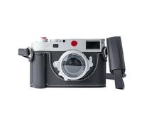 WCDFTASL Compatible avec Le Sac for Appareil Photo M11P M11 MEV1, étui de Protection en Cuir véritable avec poignée et Sangle (Uniquement Emballage de Protection)(Black Case and Strap)