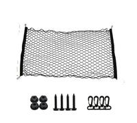 WCDFTASL Filet de Chargement élastique Universel for Coffre, Maille en Nylon, Pochette de Rangement Extensible(110X60cm)