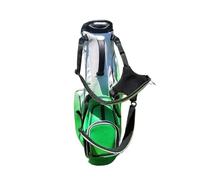 WCDFTASL Sac de Golf trépied Vert ombré avec Base trépied, Sac à Dos léger en PU à Double Bretelle for Hommes et Femmes(A)