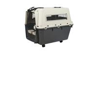 WCDFTASL Sac de Transport for Animaux de Compagnie avec roulettes, Niche en Plastique Roulant et Porte grillagée for Chiens et Chats(6)