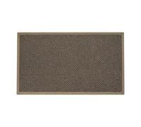 WCDFTASL Tapis de Cuisine NIM, Tapis Long tissé Noir et Gris, antidérapant, for la Cuisine et Partout ailleurs(46x180cm)