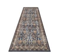 WCDFTASL Tapis d'entrée VIKAMA bohème à Motif géométrique, Tapis Glissant for Couloir, Tapis Long for escalier, décoration intérieure(WFLR-2,80x300cm)