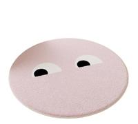 WCDFTASL Tapis Rond Style Dessin animé, Tapis Moelleux et Doux de Couleur Unie avec Un Envers épais antidérapant for la décoration intérieure(D,120x120CM)