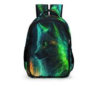 WCEECE Cartable Animaux Loup Garçon Primaire Sac College Garcon Sac A Dos loups Garcon Sac College Garcon Sac Ados Garcon Cartable Garçon