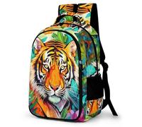 WCEECE Cartables Scolaires Animal Tigre Sac À Dos Personnalisé Collège Sac A Dos Primaire Fille Les Affaires Scolaires Cartable Simple Sac À Dos École
