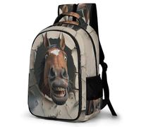 WCEECE Sac Enfant École CArtable Cheval Primaire CArtable Animal Fille 10 Ans 12 Ans Ce2 Primaire Sac CE1 Fille Sac Garcon CArtable CE2 Sac Garcon Personnalisé