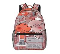 Wcguokj Darwin Sac à dos Gumball The Amazing Anime World Of Gumball Sac à dos pour ordinateur portable Léger Grande capacité Sac à dos de voyage Cadeau pour les fans de dessin animé