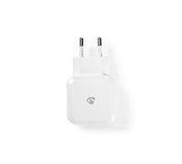 WCHAU484AWT Chargeur Mural 4.8 A 2 Sorties USB-A Blanc