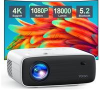 WCHI-[App Intégrée] Vidéoprojecteur 2025 Rétroprojecteur Portable Mini Projecteur Dual Contrôle Avec Souris Android Tv Wifi 6 Bt5.2 180° Rotation Hdmi/Tv Stick/Usb/Ps179,Avec Hdmi Et Souris