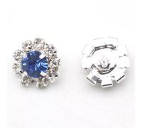 WchsTUmpxN Boutons, Boutons Faits à la Main 10Pcs Résine de Strass Ronde avec Boucle Boutons de Bricolage à Coudre à la Main for vêtements Accessoires de décoration d'arc de fête de Mariage(Style 2)