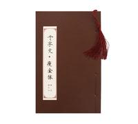 WchsTUmpxN Cahier d'écriture chinois à stylo rigide, 1 pièce, cahier d'écriture chinois à stylo rigide, poèmes, écritures bouddhistes, cahier du Sutra du cœur