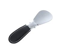 WchsTUmpxN Chausse-pied pliable et portable en métal et acier inoxydable, noir, en similicuir