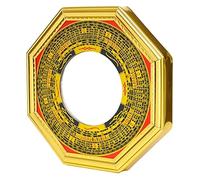 WchsTUmpxN Miroir Feng Shui Bagua, Miroir Feng Shui Chinois, Miroir Convexe en Alliage d'entrée, Miroir concave, Ornements Feng Shui, Miroir Tai Chi 12 cm, Porte Chance (Taille : X-La (Size : S)