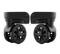WchsTUmpxN Roue à Bagages de Remplacement, Remplacement des Roues à Bagages, Roue muette de Bagage pivotante à 360 degrés, Remplacement de Valise, Roues de réparation, pièces Spinner