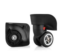 WchsTUmpxN Roue à Bagages de Remplacement, Roues à Bagages de Remplacement, (Ensemble d'une Paire) Roue muette de Bagage pivotante à 360 degrés Roues de réparation de Remplacement de Valise Spinner