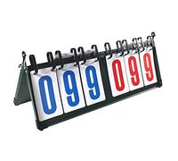 WchsTUmpxN Tableau d'affichage de Table, Tableau d'affichage à 6 Chiffres, Tableau d'affichage de Table Portable avec indicateur de Score, for Tout Sport de compétition