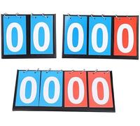 WchsTUmpxN Tableau d'affichage de Table, Tableau d'affichage Portable à 2/3/4 Chiffres for Le Sport, utilisable for Tous Les Sports de compétition.