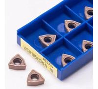 WCMT050308FN ACZ330 Lot de 10 inserts de perceuse en U en carbure avec revêtement PVD, conçus pour une longue durée de vie et une réduction des coûts dans l'usinage de l'acier et de la fonte