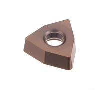 WCMT050308FN ACZ330 Lot de 10 inserts indexables en carbure pour applications de perceuse en U, revêtement PVD - Finition et finition pour inserts de maintien d'outils CNC