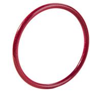 WCOCOW Bracelet Feng Shui en cinabre naturel, empilable, fin, rond, bracelet chakra en cristal de quartz, amulette porte-bonheur, bracelet en cristal Reiki, bijou pour femme, cadeau, 58 mm, Pierre