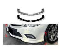 WCSMHYW Becquets Avant de Pare-Chocs de Voiture pour Mercedes-Benz E-Class Coupe C207 2009 2010 2011 2012, Spoiler Rajout de Pare-Choc Avant Lame Lèvre Accessoire Voiture,Piano Black