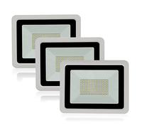 WCT Lot de 3 Projecteur Led Exterieur 100W Blanc Chaud 3000K Éclairage de Sécurité 7200LM Projecteur Étanche IP68 Lumières Extérieures pour Jardin Garage Terrasse Entrée