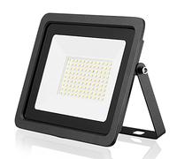 WCT Projecteur d'extérieur LED Projecteur 10W 20W 30W 50W 100W Applique murale réflecteur IP68 éclairage de jardin étanche(Blanc froid, 50W)