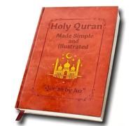WCTYSONG Le voyage du Coran, le Saint Coran simplifié et illustré, Tafsir simplifié, illustré et complet, les 114 sourates | Guide d'étude for débutants