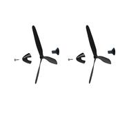 WCUAYJH Hélice d'avion RC avec Spinner 2/3/4, 2 pièces, hélices à pales adaptées for P51D forMustang BF109 F4U Corsair(5 with Spinner)