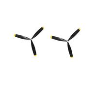 WCUAYJH Hélice d'avion RC avec Spinner 2/3/4, 2 pièces, hélices à pales adaptées for P51D forMustang BF109 F4U Corsair(3 Without Spinner)