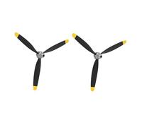 WCUAYJH Hélice d'avion RC avec Spinner 2/3/4, 2 pièces, hélices à pales adaptées for P51D forMustang BF109 F4U Corsair(6 with Spinner)