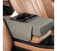 WCXCS Accoudoir Voiture pour Mercedes-Benz GLC 2017 2018 2019 2020 2021 2022 2023 2024 2025, Cuir Coussin D'Accoudoir Voiture Boîte De Rangement Accessoires Voiture,E