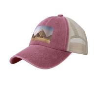 WCXTHGFA Pyramides d'Égypte - Casquette de baseball en maille respirante - Idéale pour les activités de plein air et les sports, Rouge, Taille unique