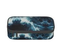 WCXTHGFA Trousse à crayons élégante avec imprimé Within The Tides, grande capacité, idéale pour les voyages ou un usage quotidien, Noir , Taille unique, Trousse de maquillage