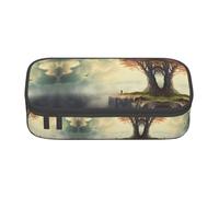 WCXTHGFA Trousse élégante avec citations inspirantes, grande capacité, idéale pour les voyages ou un usage quotidien, Noir , Taille unique, Trousse de maquillage